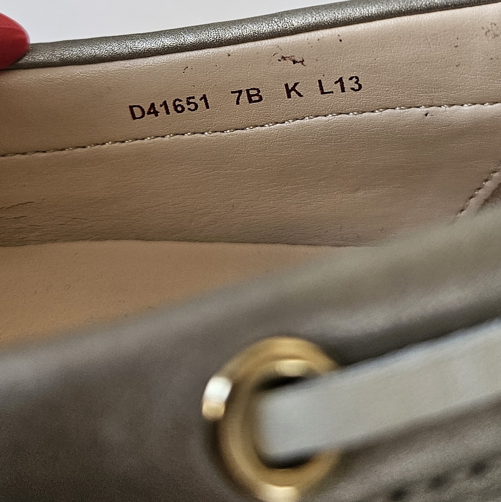 Cole Haan Tali‎ Gold Boat Shoe Driving Moccasin - Picture 7 of 7